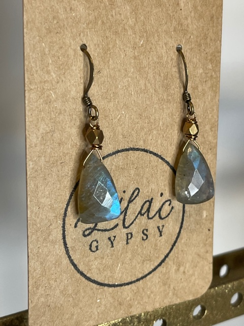 Labradorite Drop Earrings