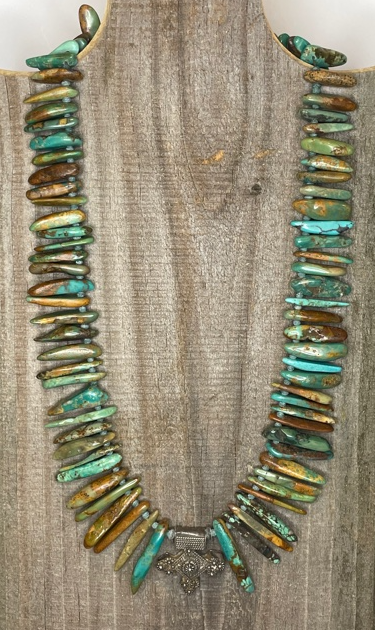 Natural Turquoise Nugget Necklace