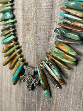 Load image into Gallery viewer, Natural Turquoise Nugget Necklace
