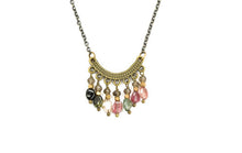 Load image into Gallery viewer, Soft Spectrum Watermelon Tourmaline &amp; Smoky Quartz Necklace
