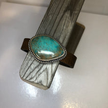 Load image into Gallery viewer, Turquoise &amp; Leather Cuff
