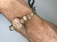 Load image into Gallery viewer, Sunstone &amp; Leather Bracelet
