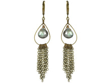 Load image into Gallery viewer, Fringe Benefits Labradorite Earrings
